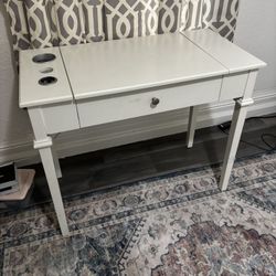 White Desk/vanity Table 