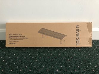 Black Metal Mesh Shelf