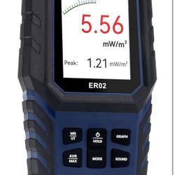 ERICKHILL EMF Meter,3-in-1Rechargeable Digital Electromagnetic Field Radiation Detector for EF RF MF,5G Cell Tower, WiFi Signal Detector, for Home&Off