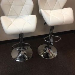 2 Pc Swivel Bar Stools 