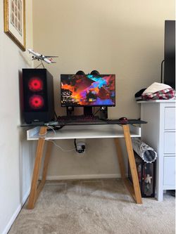 bonVIVO Massimo Glass Desk