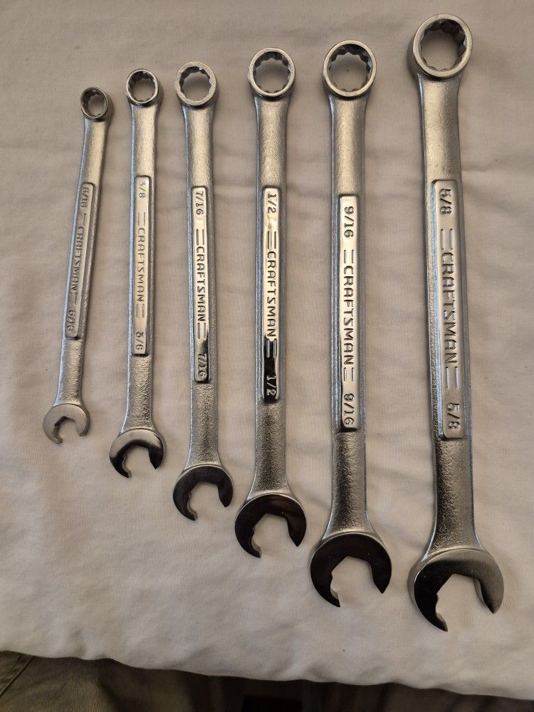 Craftsman Box Wrenches Set of Six