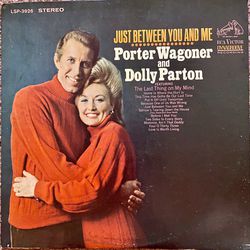 Porter Wagoner & Dolly Parton “Just Between You and Me” Vinyl Album $13