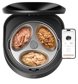 New Open box PETLIBRO Automatic Wet Food Cat Feeder with Semiconductor Cooling, Refrigerated 3 Fresh Meals in 3 Days, App-Controlled Pet Food Dispense