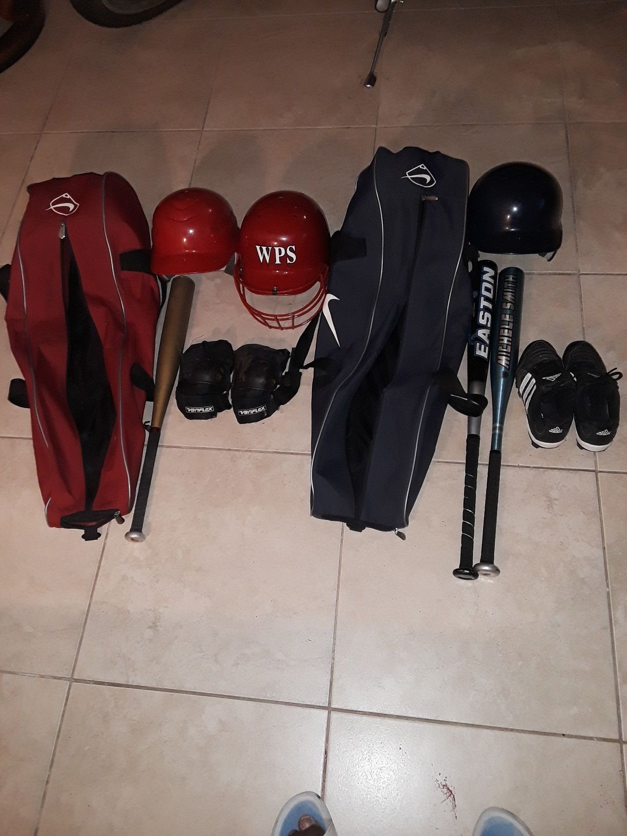 Boys little league equipment With One Left-handed Glove