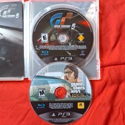 PS3 Gran Turismo 5 & Grand Theft Auto IV