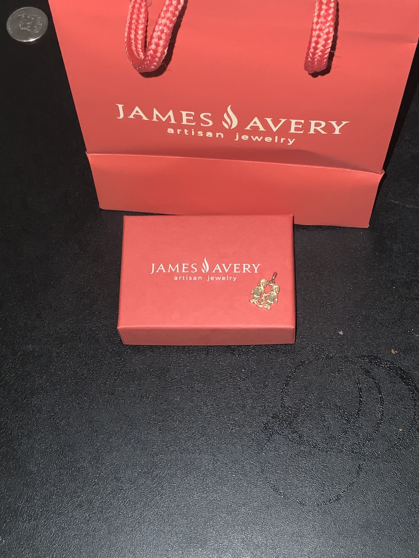 James Avery 2 Girls Gold Retired Charm