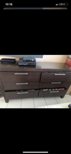 Black dresser