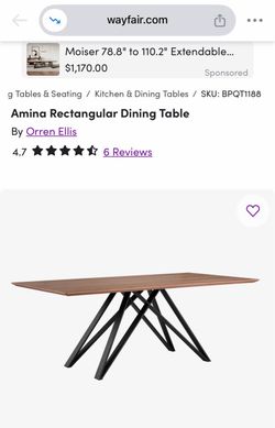 Wayfair Dining Table + 3 Upholstered Chairs