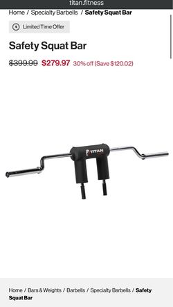 Titan SSB squat bar