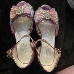 Girls' Pink and Blue Glitter shoes