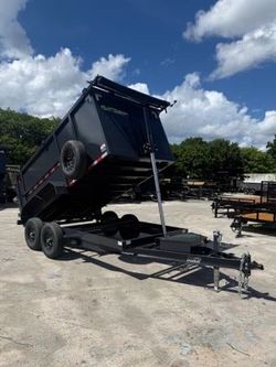 AMP 6 x 12 High Side Dump Trailer 10k