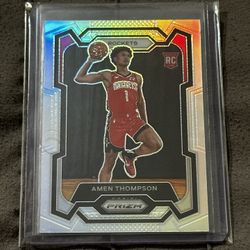 2023 Prizm Amen Thompson Silver Rookie! - MINTY