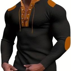 Men's Waffle Long Sleeve Shirt