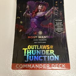 Magic The Gathering. Outlaws Of Thunder Junction.Commander Deck