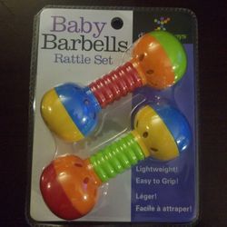 Baby Barbell Rattle Set 