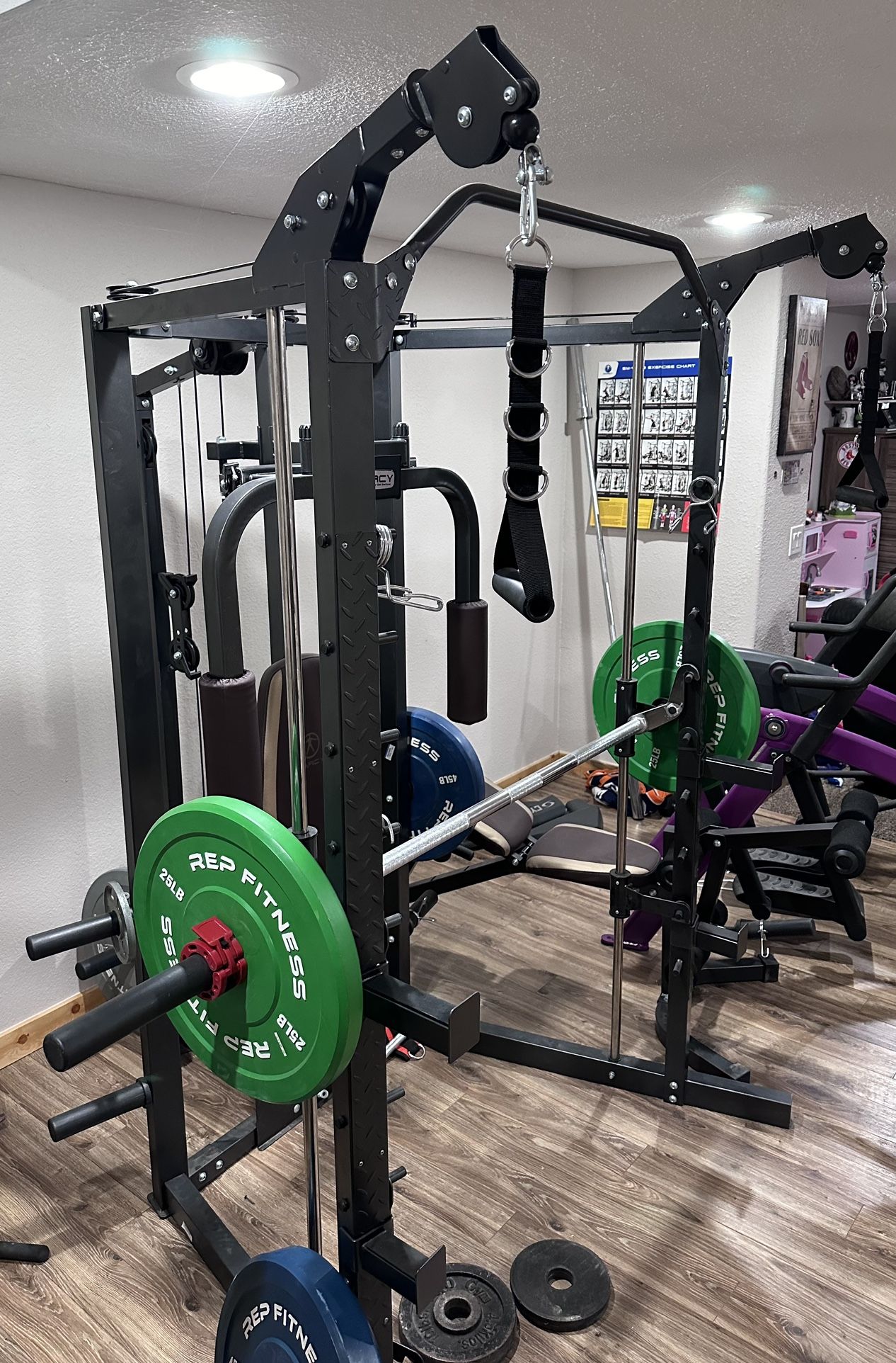 Marcy Pro Smith Machine and Weights