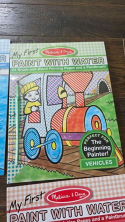 Paint with water activity pads. New. My first series Melissa and Doug