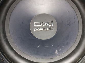 DXi 124 DVC Polk audio 12"sub w/dual 4 OHMS