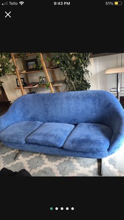 Iconic Overman Couch And Swivel Chair Set 1950s Vintage