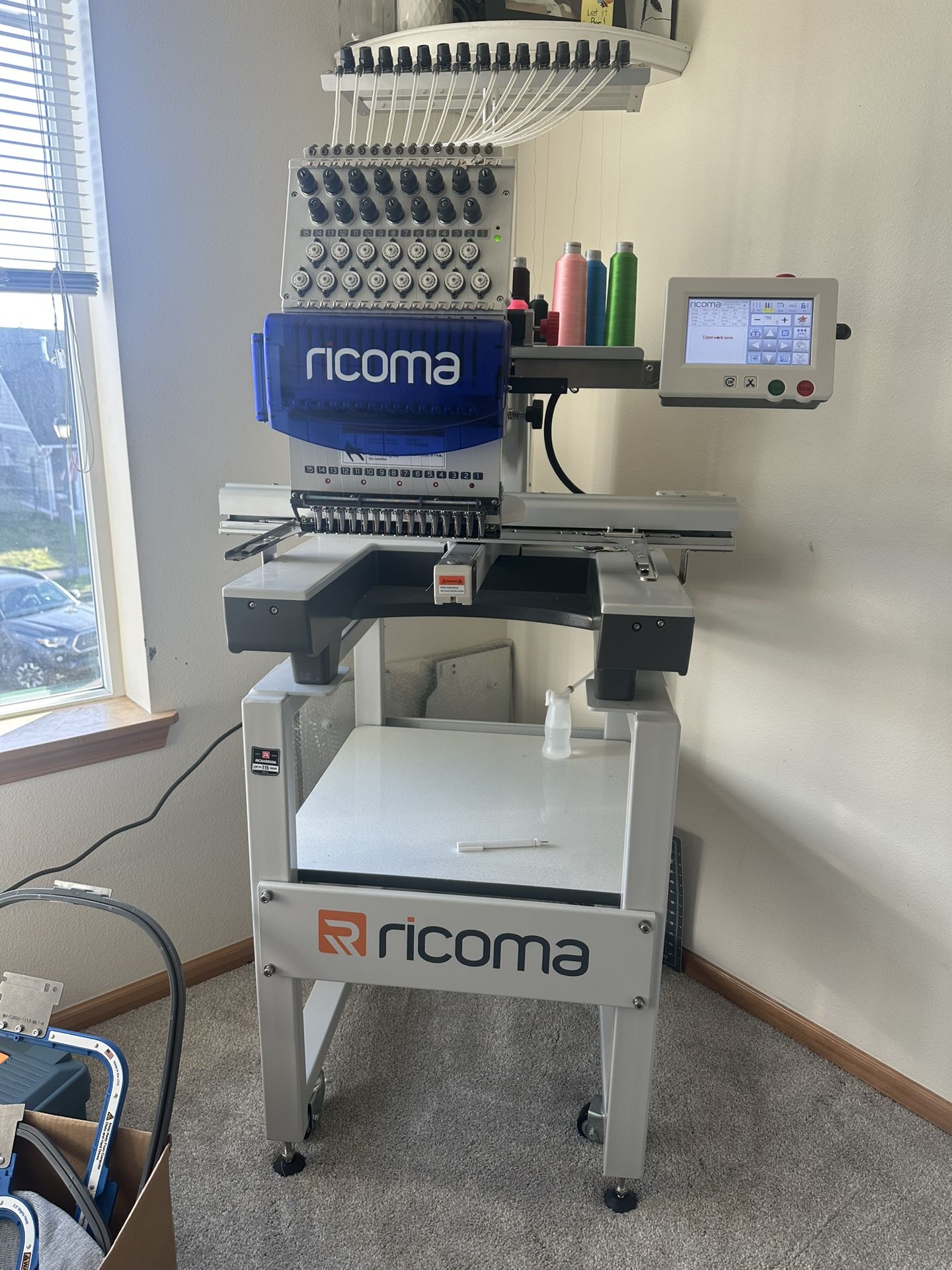 Ricoma 1501 TC Commercial Embroidery Machine