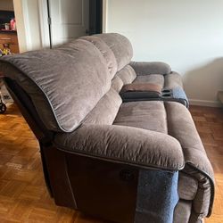 Extra Wide Power Recliner For Two — $500