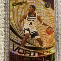 Anthony Edwards Minnesota Timberwolves 2023-24 Panini Revolution Vortex Levels Parallel!