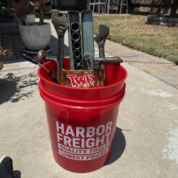 Vintage Wrench Tools Bucket!