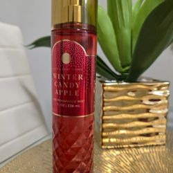 NEW Bath & Body Works WINTER CANDY APPLE Fine Fragrance Mist (8oz) - Holiday Sce