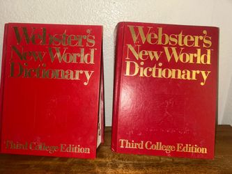 Vintage Hardcover Webster’s Dictionary
