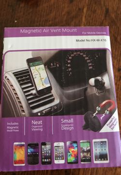 Magnetic cellphone vent mount