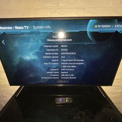 Hisense 40-Inch Class H4 Series LED Roku Smart TV with Alexa Compatibility (40H4F, 2020 Model) 