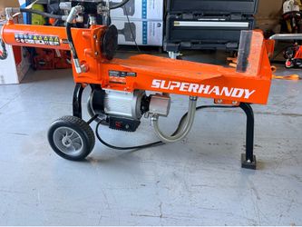 Used, 14 Ton Electric Log Splitter, piston is bent as seen on pictures and video but it works properly.