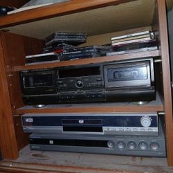 Technics Dual tape deck.      HX PRO