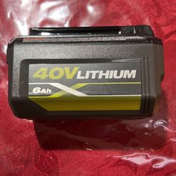 Ryobi 40v Battery 6ah