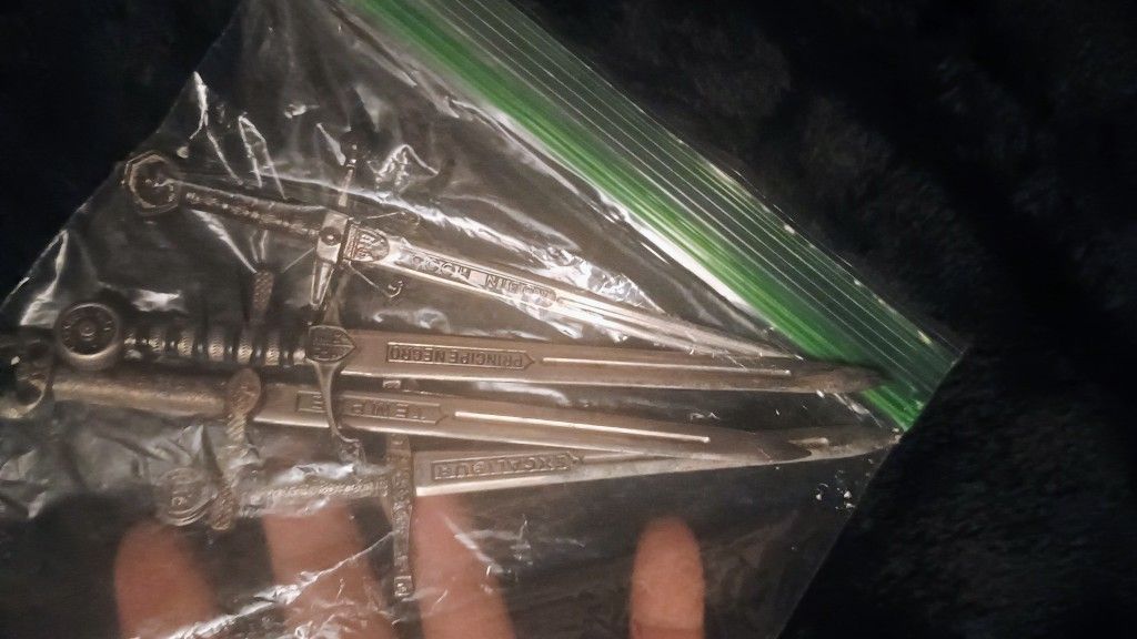 4x Letter Openers From Midevil Times