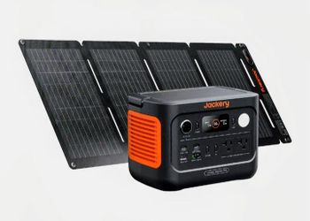 Jackery Explorer Portable Power Station with Solar Panel
