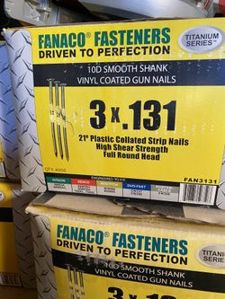 Vinyl Coated Air Gun Nails…CONSTRUCTION ) Brand New Unopened Boxes!!!!