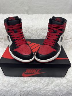 Air Jordan 1 Retro High Bred Toes M10 OG Box Pre Loved  Flawless 