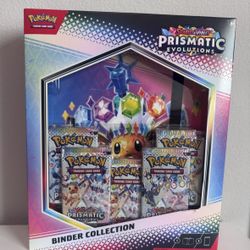 Pokemon Prismatic Evolutions Binder Collection 