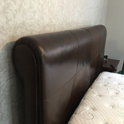 King Bed Leather Headboard 