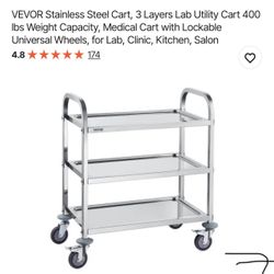 Stainless Steel Cart, 