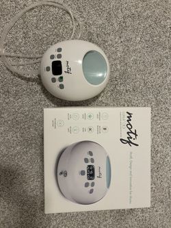 Motif Medical Luna Double Electric Breast Pump - Easy to Use, Quiet Motor, Built-in LED Night Light