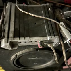 Car Speakers And An Amplifier 