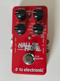 TC Electronic Hall of Fame Reverb Guitar Pedal with Tone Print