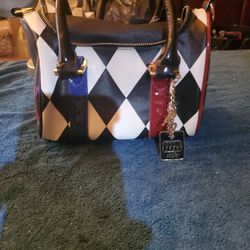 (USED) HARLEY QUINN,  BARREL BAG. 