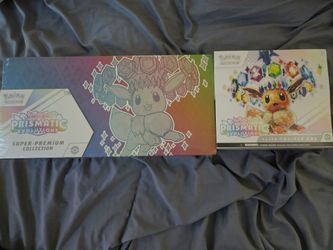 Pokemon prismatic etb and superpremium collection