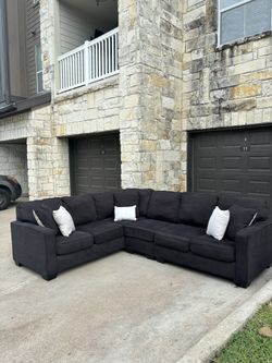 Large Dark Gray Sectional 