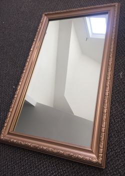 Antique Rose Gold Mirror 21”x36.6”