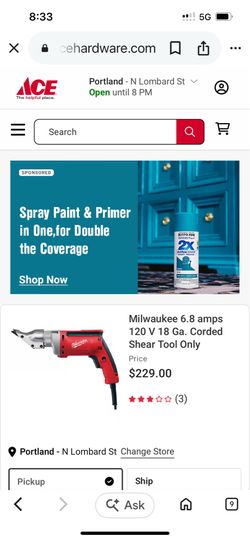 Milwaukee shears